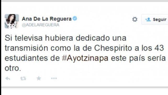 RRevolux10's tweet photo. Famosos critican a Televisa por no dar importancia a #Ayotzinapa
#YaMeCansé 
#NoMasTelevisa 

http://t.co/jAwsitHHIC http://t.co/KKBpLvMvXj