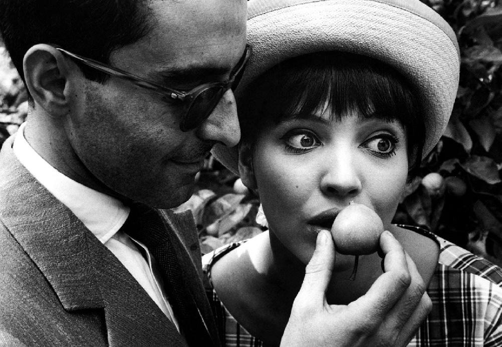 Happy Birthday to Jean-Luc Godard! Born in 1930. Here he is with 1960s wife and muse Anna Karina. 