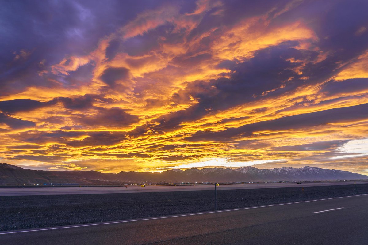 Not many airports can compete with a view like ours at #SLC International! #SLCAirport
