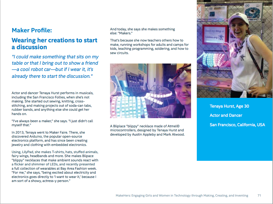 RogueMaking's tweet image. @intel #MakeHers Report is out! Check out the #LadyMaker epicness! intel.com/content/www/us… I'm proud to be one of them