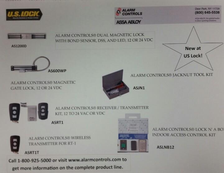 KeithUSLock's tweet image. At #uslock we want to welcome Alarm Controls with us as our newest vendor. Here aresome products that we offer!!!