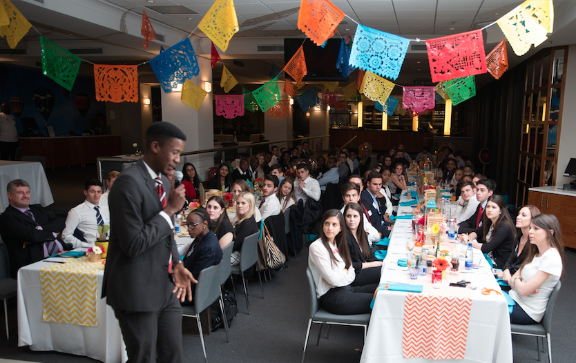 Investec's tweet photo. A warm welcome to our #Pathfinder2014 undergraduates, attending a 5-day banking simulation programme. http://t.co/GQGv4YH4eL