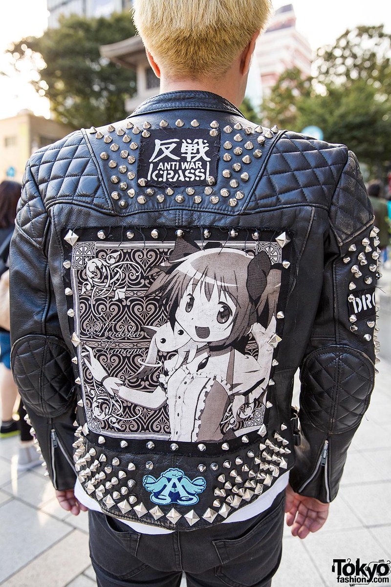 Tokyo Fashion On Twitter Akihabara Culture X Punk Studded Tokyo Fashion On Twitter Akihabara Culture X Punk Studded Leather Biker Jacket Pink Dr Martens In Harajuku 原宿 Http T Co Elbt6oq67o