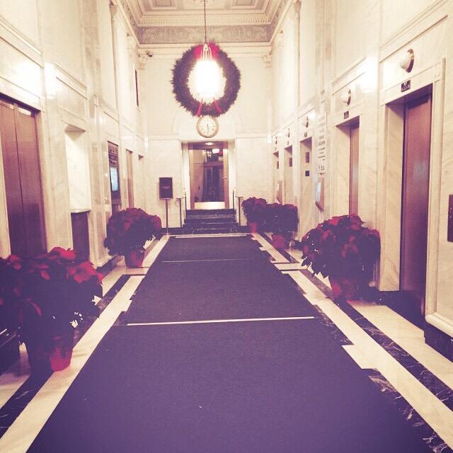 LaneCommGroup's tweet image. Saying hello to the holidays here at 5 Columbus!