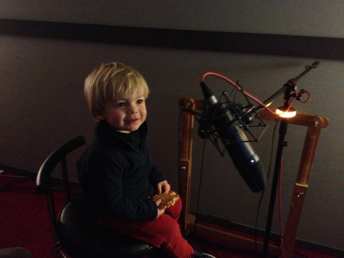 juliebasecqz's tweet photo. My son! Almost two years old already did his first dubbing... http://t.co/zYqiNvEtTT