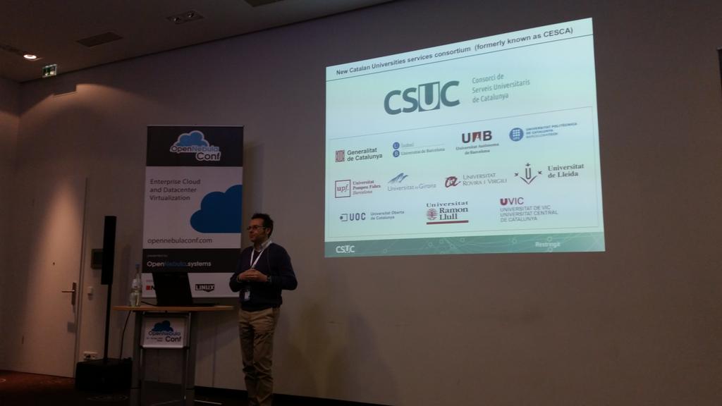 csuc at the <a href="/opennebula/">OpenNebula Systems</a> Conf #OpenNebulaConf