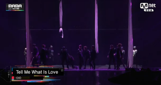 EXOdailyTH's tweet photo. EXO -Tell me what is love #2014mama http://t.co/Hqo1h0Nyya