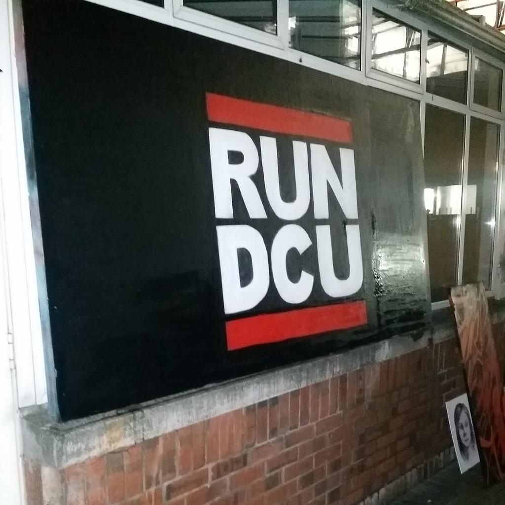 QuotaClothing's tweet photo. Piece completed fr the #rundcu campaign. #streetart #graff #graffiti #spraypaint #sprayart #art #paint @DublinCityUni http://t.co/kFplXKzZzk