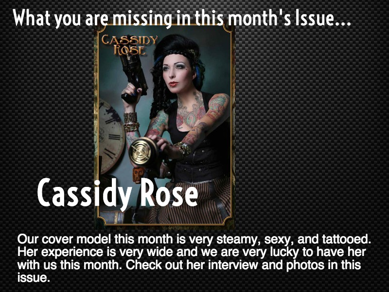 LOSP_Mag's tweet image. What are you missing this month? 

You are missing getting to know more about Cassidy modo.ly/1HPYerb...