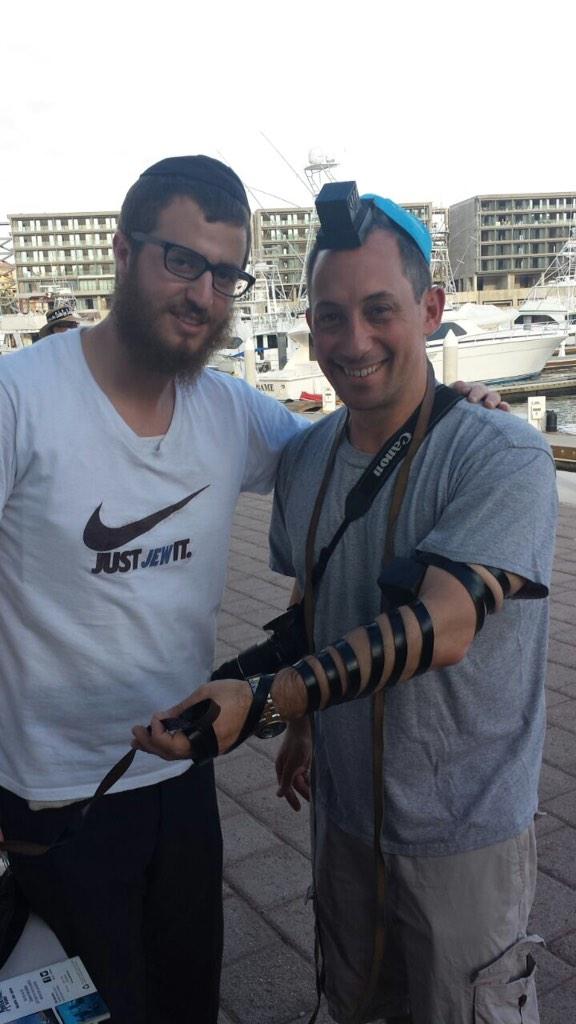 hershky84's tweet photo. Our rockin #chabad #rabbis conquering the #Cabo marina w/ some #jewish #love and #mitzvas #cabounstoppable http://t.co/Q0Y9mksiA7