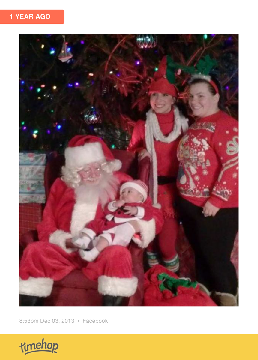 musicabutterfly's tweet photo. It's funny because I get to see isaiah with Santa tonight at the tree lighting, crazy it's been a year already! :) http://t.co/yr7DKlK8an