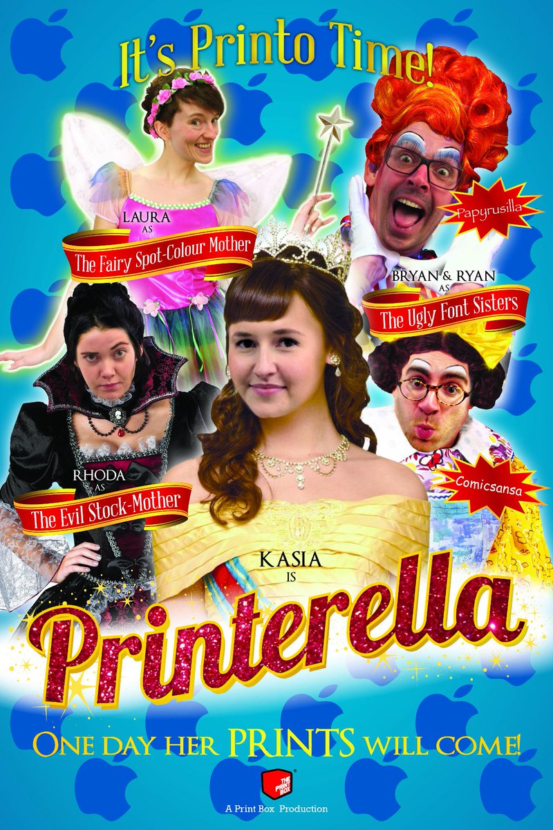 ThePrintBox's tweet image. It's PRINTO TIme! #christmas #panto