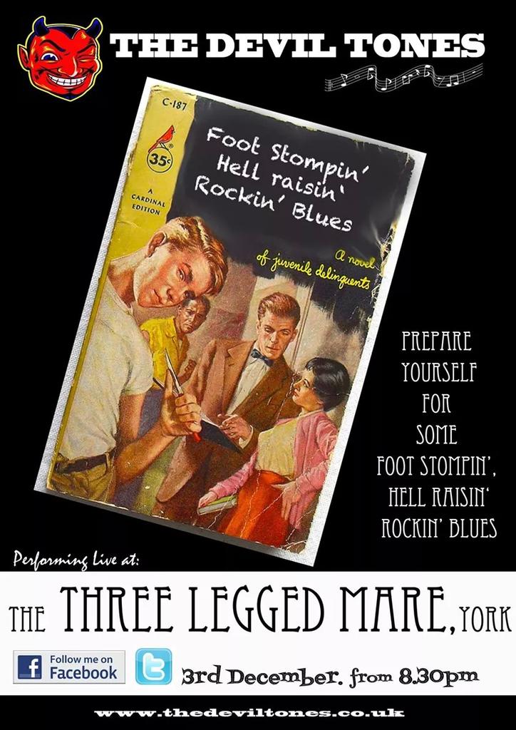 threeleggedmare's tweet image. The brilliant Devil Tones playing tonight at ours! @YorkBrewery @yorkmusicscene @YorkBeer @LiveMusicInYork