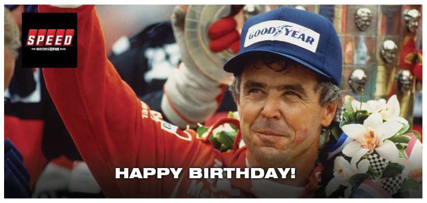 To wish a HAPPY BIRTHDAY to 4-time winner Rick Mears! 