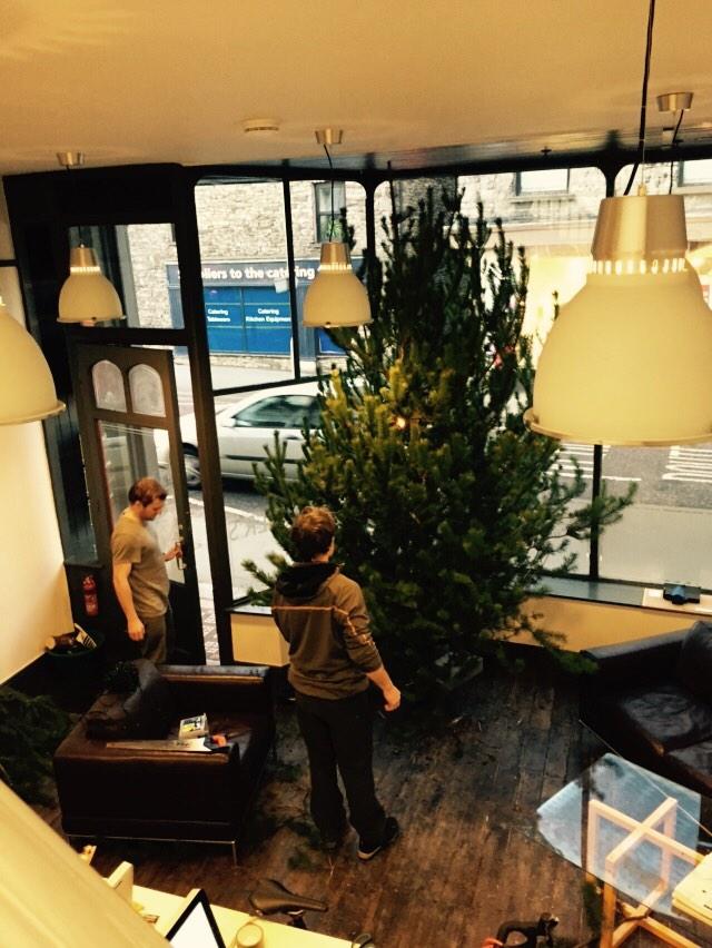 Operation Christmas Tree in the studio...