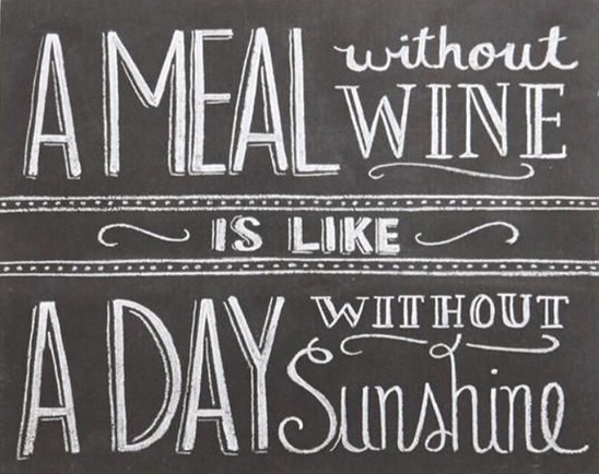 truefabrication's tweet photo. 'A meal without wine is like a day without sunshine.' #WineWednesday #wineoclock #Humpdaymotivation #Fremont http://t.co/Dr70p9iRoy