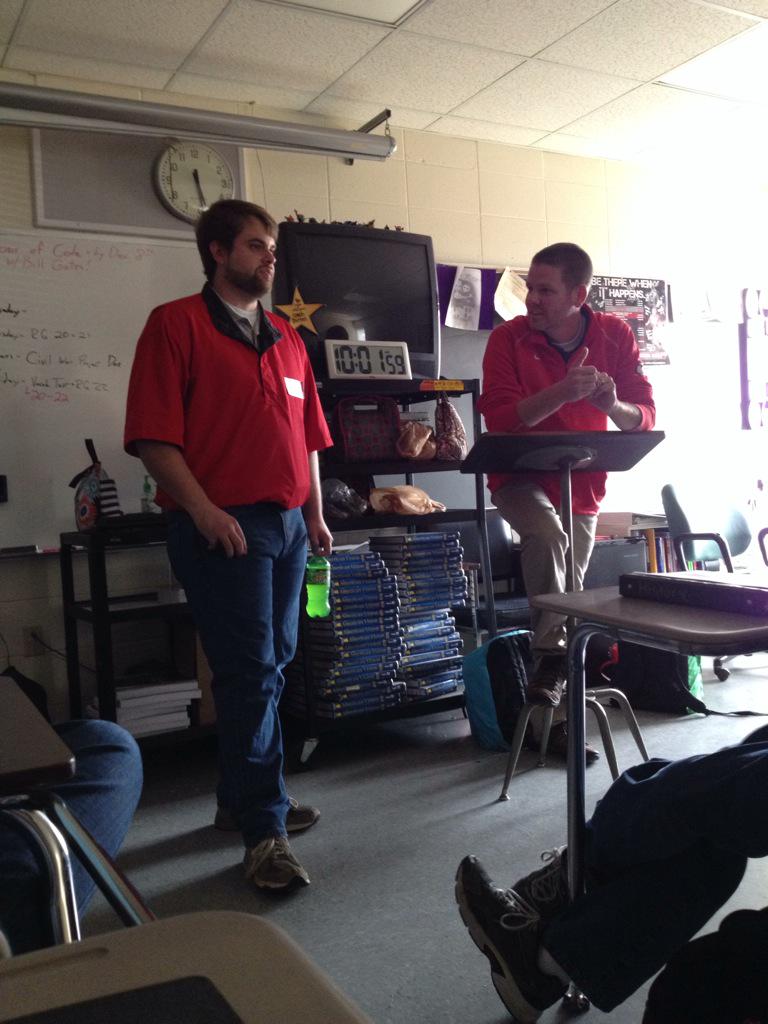 NButton16's tweet photo. Yes! @ClayShumate is in the building http://t.co/uTMonfxP22