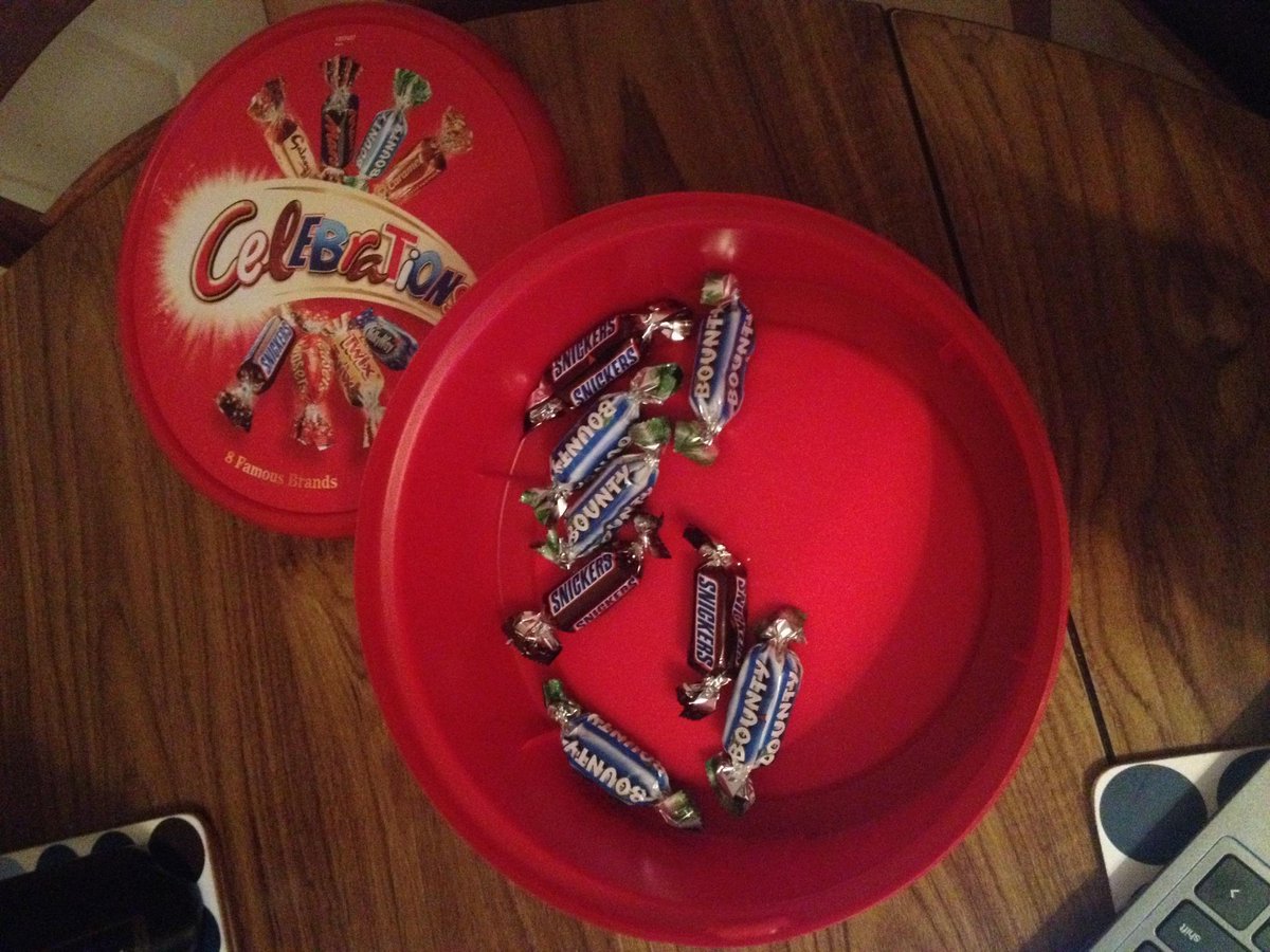 ShiftyMilk's tweet image. Every celebrations tin there ever was and there ever will be #chocolateproblems #christmas