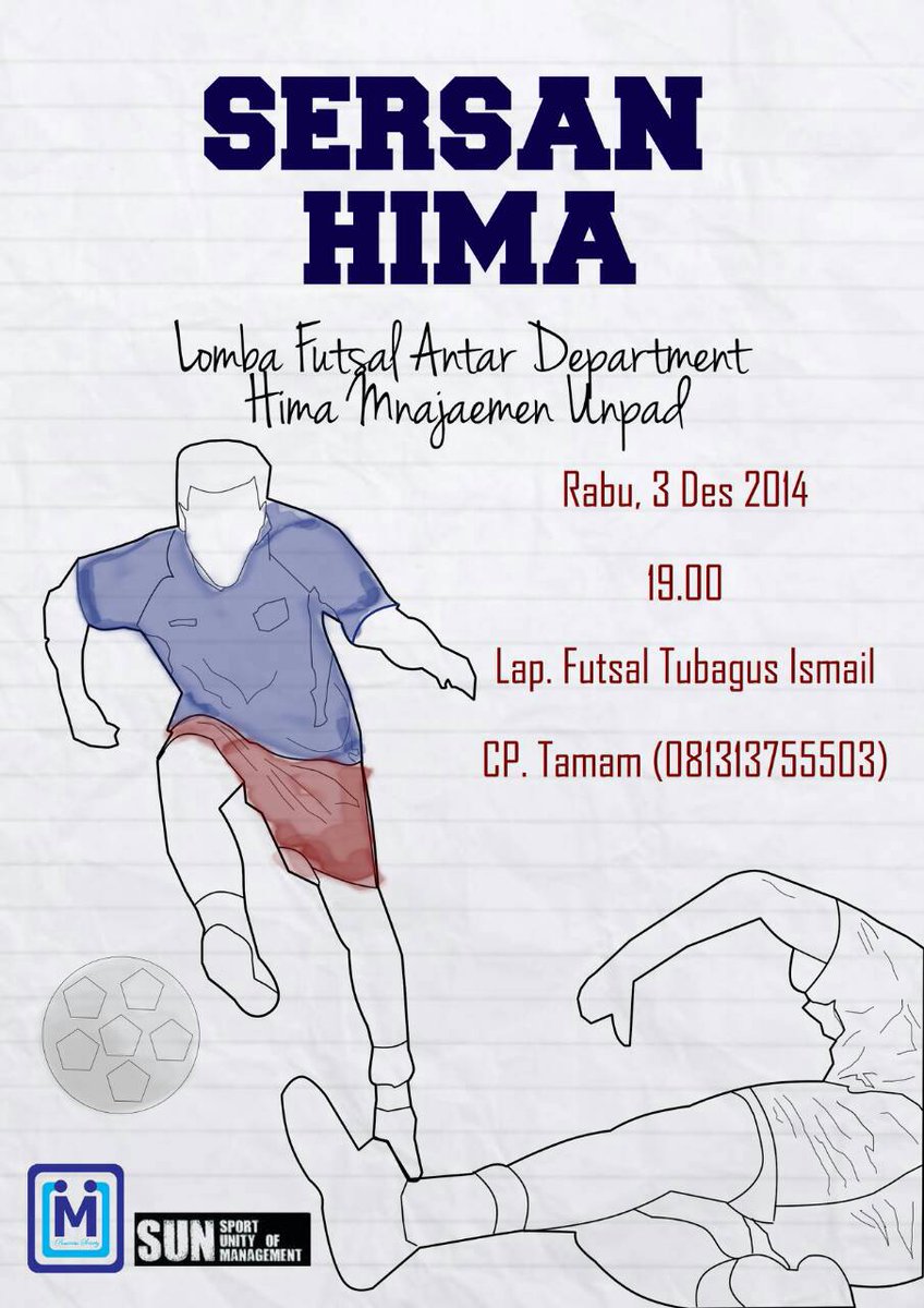 SUNmgt's tweet photo. Sersan HIMA ! "Fun Futsal" at Lapangan futsal TFC tubagus ismail... http://t.co/rusrzAozg3