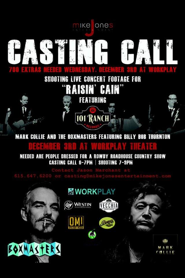 regionmusician's tweet image. Tonight @WorkPlayStudio Come on out. @BillyBobThorntn #billybobthornton #markcollie #theboxmasters