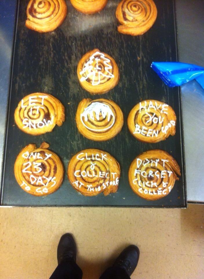 Seasons greetings with a bit of click and collect well done Dave at armada