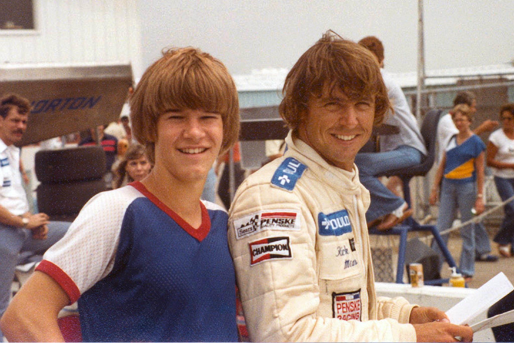 Happy Birthday Rick Mears!!!! (Four !!!! for 4 Indy 500 wins)  
Once, we were both younger. This was 79 