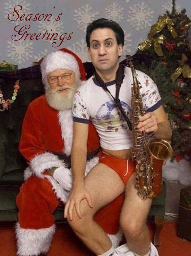 Just received Ed Miliband's Christmas card.