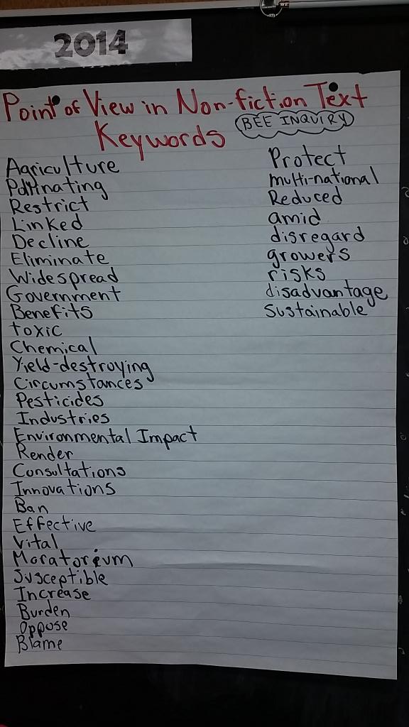 KirkbyClass's tweet photo. POV possible voices becomes a #wordstudy to see which voice is supported the most #criticalmedia #criticalchallenges http://t.co/lZu52sjDfd