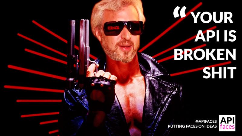 philocrate's tweet photo. As a conclusion to #apidays, let's meditate on this great quote from @OriPekelman, the API Guru Godfather. http://t.co/qVmLVFsY0l