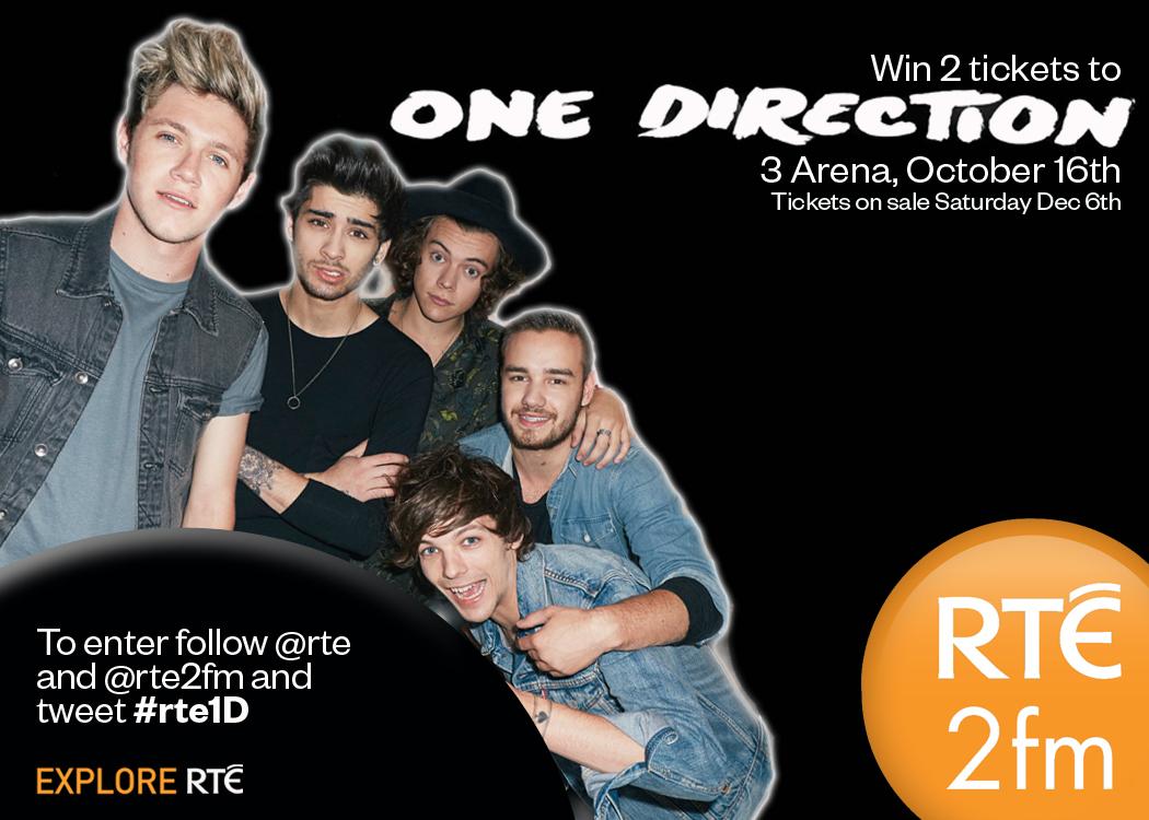 RTE2fm's tweet photo. Win 2 tix to @onedirection live @3arenadublin #OnTheRoadAgain2015.
 
Follow @rte &amp; @rte2fm and RT to enter 

#rte1D http://t.co/McPNd91wtC