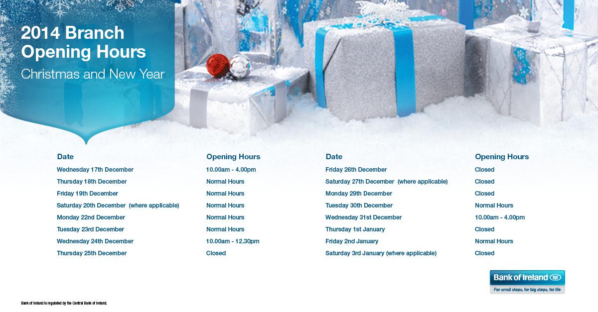 Bank Of Ireland On Twitter Bank Of Ireland Branch Christmas