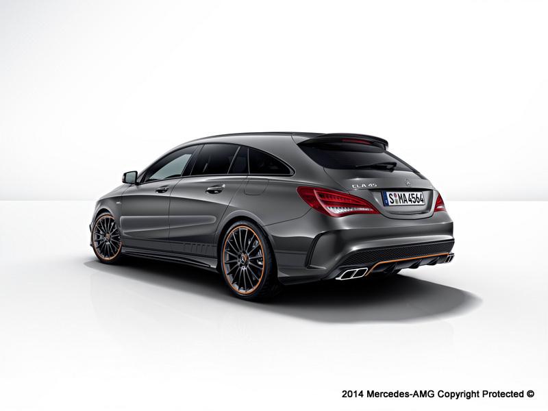 MercedesAMG's tweet photo. The thrilling design of the limited-edition #CLA45AMG #ShootingBrake Orange Art Edition. Love it? http://t.co/Wr4ryMNDuv