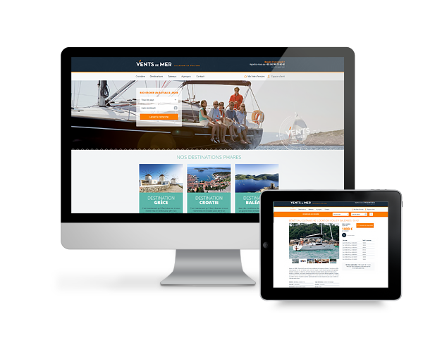 Le nouveau site est en ligne : ventsdemer.fr confortable et performant, pour préparer vos #Vacances
