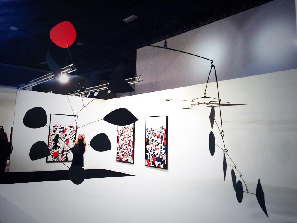 charlieburns's tweet image. Most expensive work at the fair? This $35m Calder dominates the booth at Nahmad gallery #ABMB14