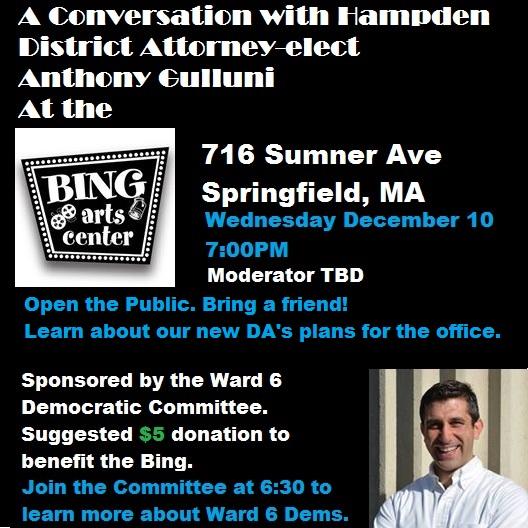 GulluniForDA's tweet photo. Join me at @BingArtsCenter next Wednesday, 12/10 to learn more about my plans for the DA's office. http://t.co/4y4tPVQ0JL