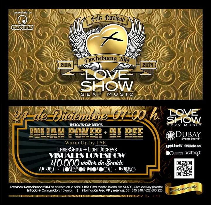 Esta nochebuena estare una nueva y potente sala y con un fieston de los de antes! <a href="/loveshow_sp/">Loveshow</a> <a href="/julianpokerdj/">Julian Poker</a> <a href="/djbee/">Hannah Schatz</a>