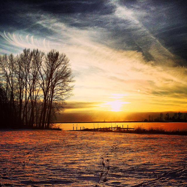 What a beautiful first week of #December here at the Sprocket #CMMS office!! #Montana #sunset