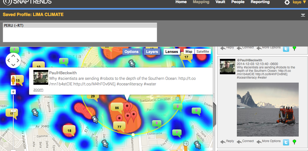 snaptrender's tweet image. @PaulHBeckwith #UNClimateConference #COP20Lima @weatherchannel R u part of this?