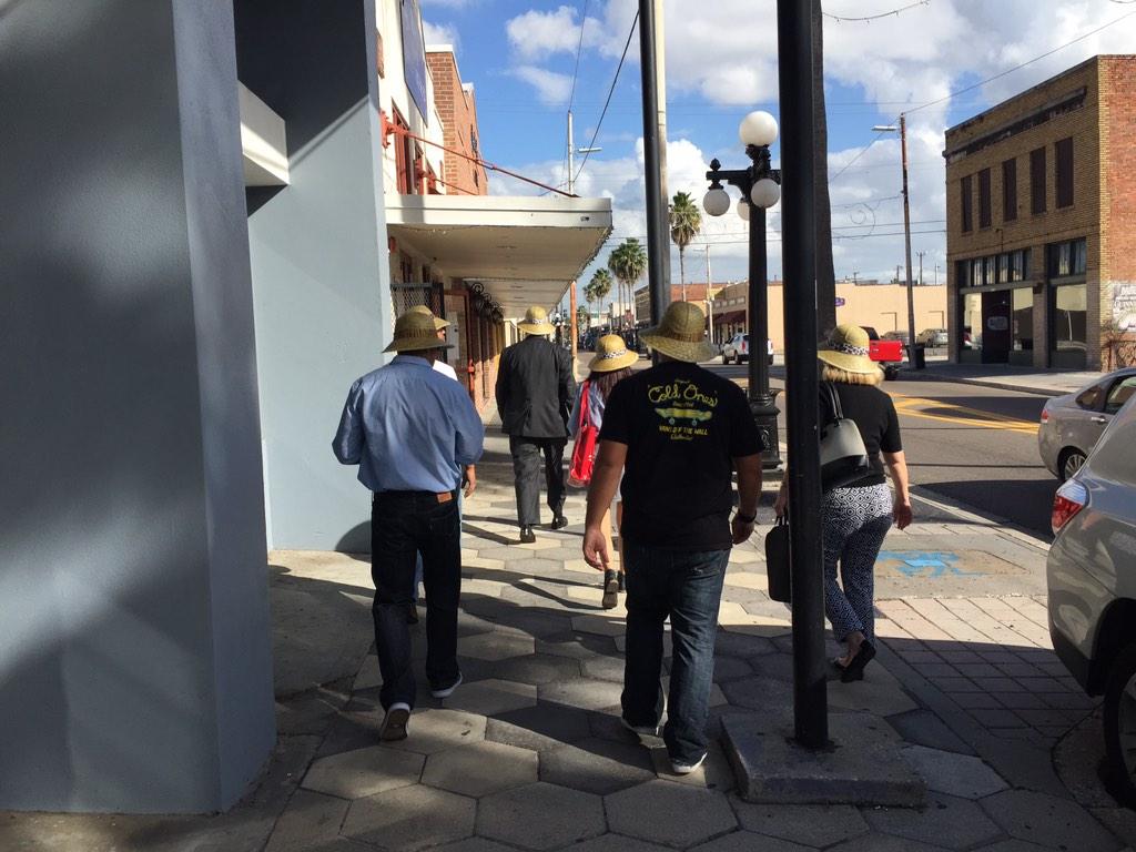 MackeyMaxx's tweet photo. Taking a stroll through Ybor community with the HHC Entrepreneur class http://t.co/Zs9W7NOYzh