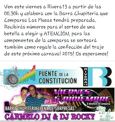 comparsamusas's tweet photo. Unos chupitos chic@s? Nos vemos el viernes! http://t.co/W6k2vrnRbT
