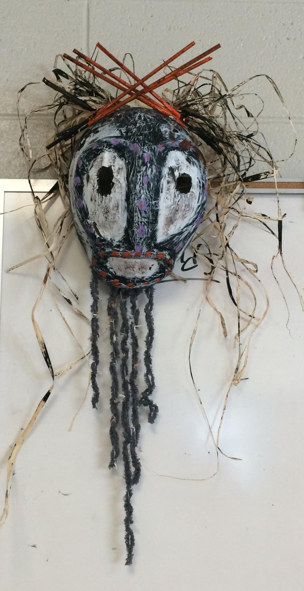 rhhampton12's tweet photo. Tribal Masks http://t.co/f4u6JB8GlI