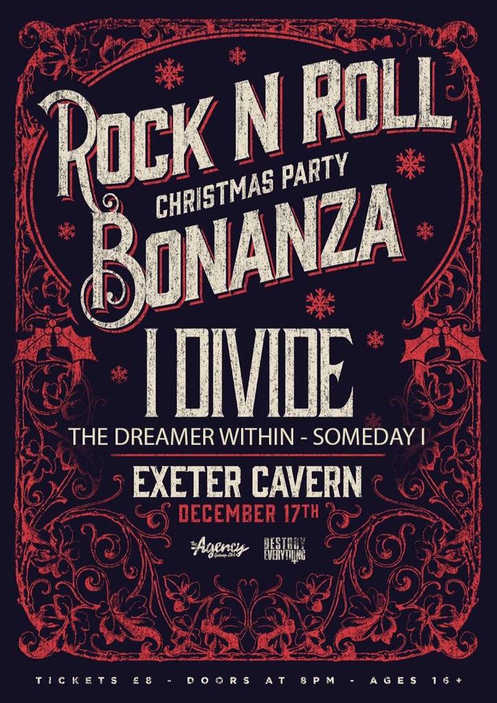 somedayimusic's tweet photo. We are playing an actual rock show with our buds in @Idivideband !! Yay!! Come party :) #exeter #cavern #idivide http://t.co/s4BCdgcw7s