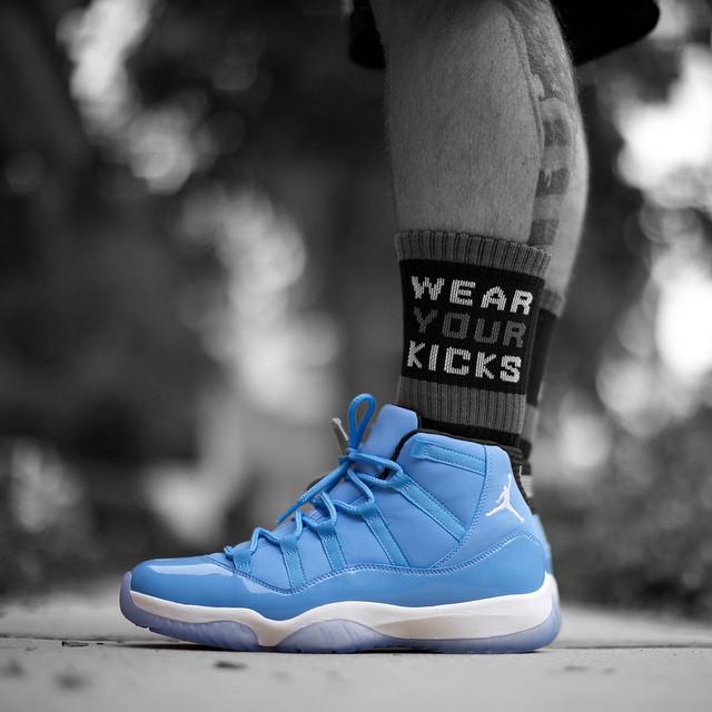 Sneaker Shouts™ on Twitter: "On foot look at the Air Jordan "Pantone" 11's.  Will these be a cop or pass? http://t.co/kcWnCNKhJm" / X