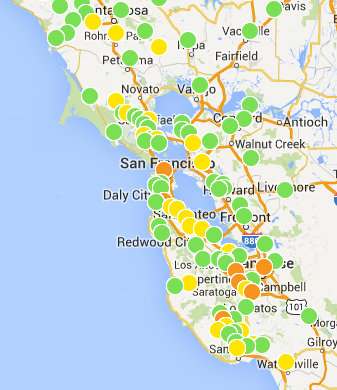 nws bay area on twitter power outages increasing across the area particularly coastal areas of marin and windy areas in south bay http t co ecg1wnn0ni twitter