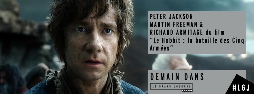 Demain dans #LGJ : Martin Freeman, <a href="/RCArmitage/">Richard Armitage</a> et Peter Jackson
