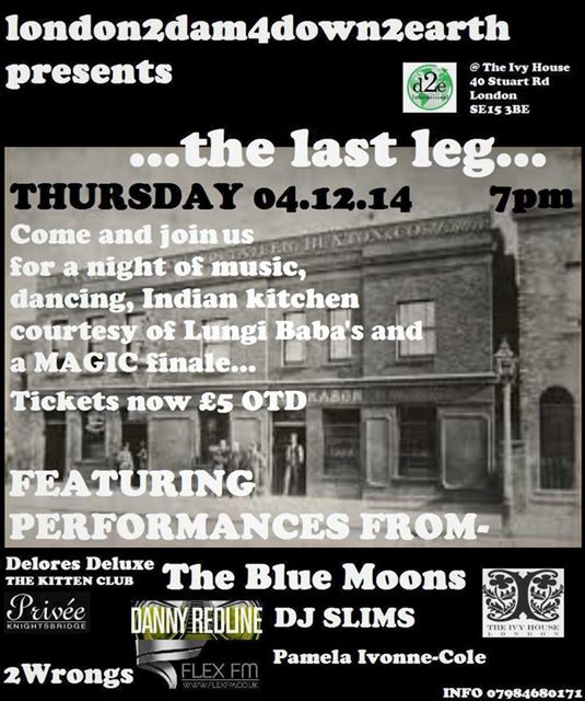 Fundraiser at @Save_Ivy_House, join us from 7pm tomorrow, £5, raising funds for food, shelter, safety &amp; education