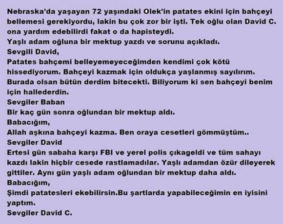 İlginç bir hikaye..