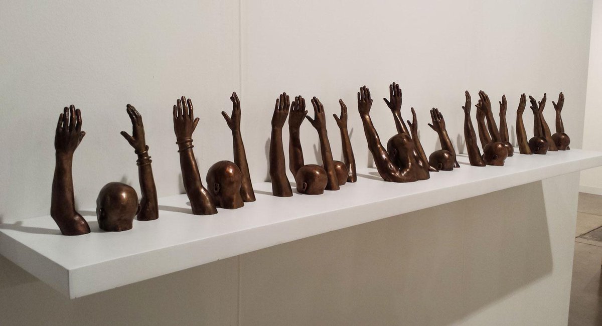 rennieintel's tweet image. RT @RennieCollect: #ArtTrip New and timely @hankwthomas at @GoodmanGalleryC #ABMB14