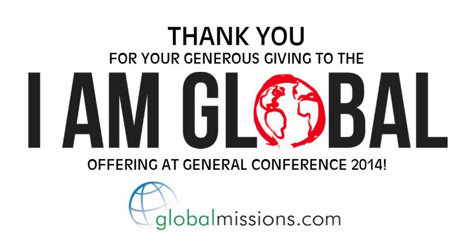 RaymondWoodward's tweet photo. From @BruceAHowell … "Someone anonymously donated $176,000 to the #GC2014 missions offering. The miracle continues!" http://t.co/vkyuUW64Ty