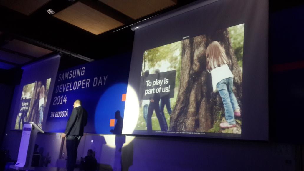 Gamificacion ahora en el #SamsungDevDay evday